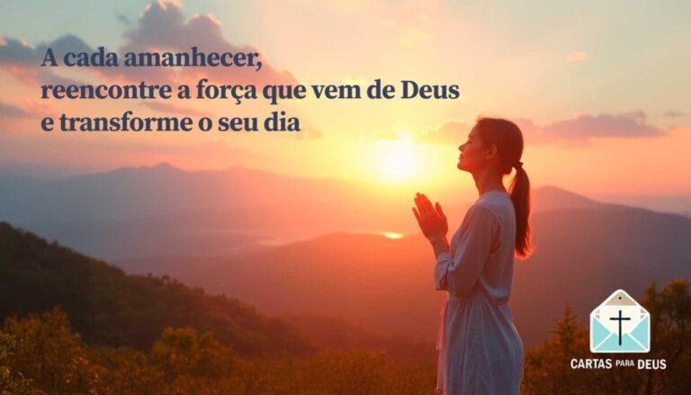 Mensagem de agradecimento a Deus bom dia