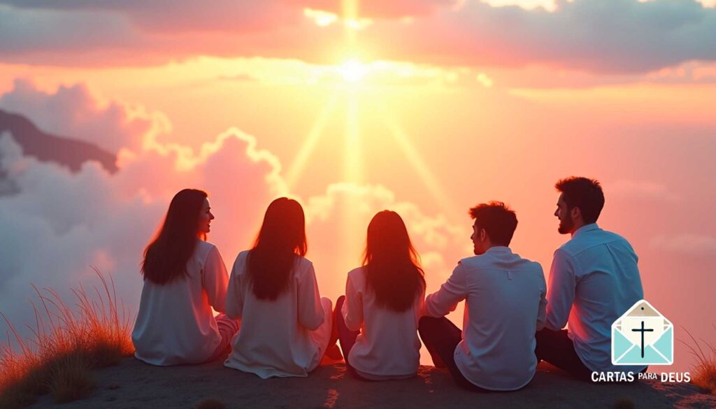 Mensagem de agradecimento a Deus e amigos