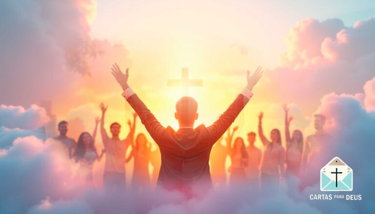 Mensagem de agradecimento a Deus e aos clientes