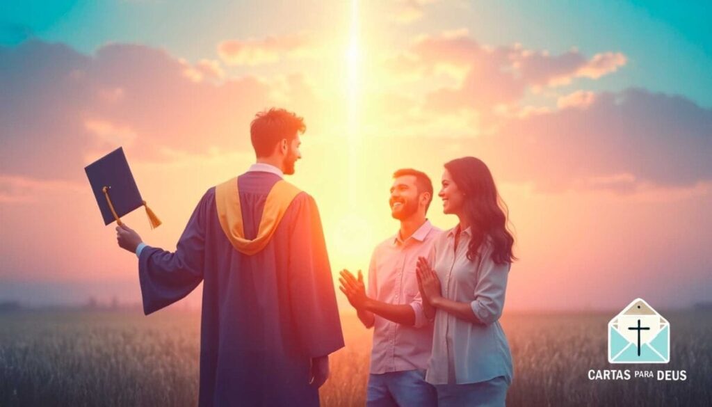 Mensagem de agradecimento a Deus pela formatura do filho