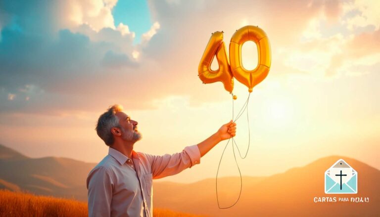 Mensagem de agradecimento a Deus pelos meus 40 anos