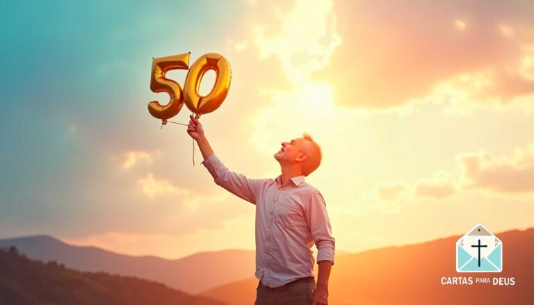 Mensagem de agradecimento a Deus pelos meus 50 anos de vida