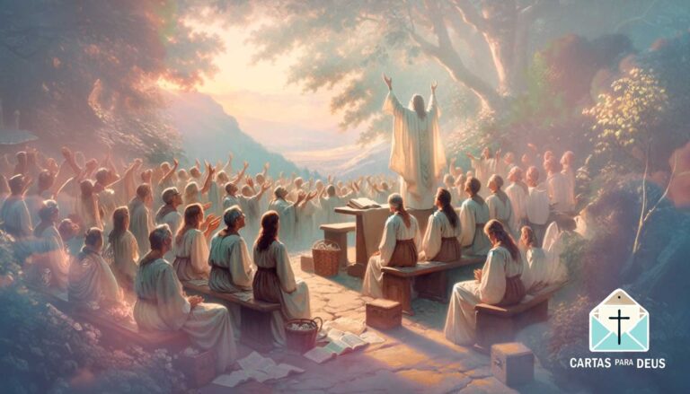 Mensagem de louvor e agradecimento a Deus
