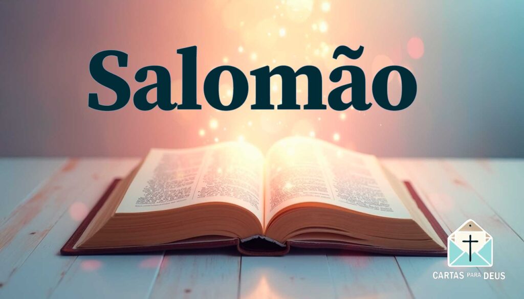 O que significa o nome Salomão na Bíblia