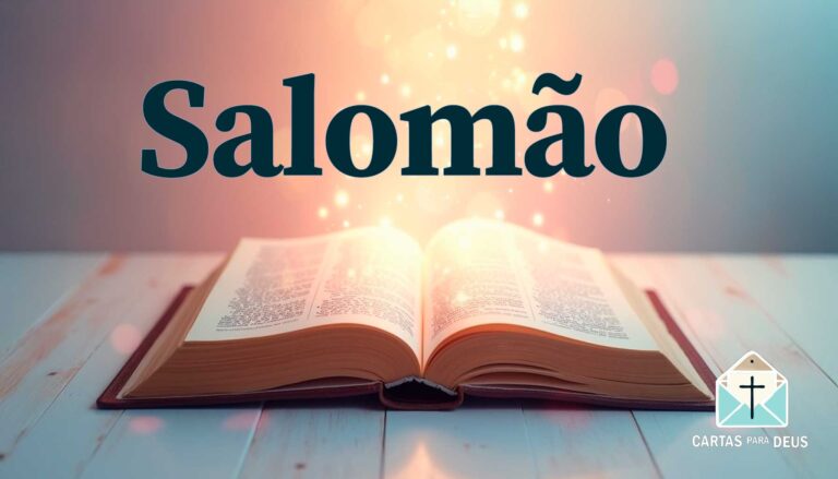 O que significa o nome Salomão na Bíblia